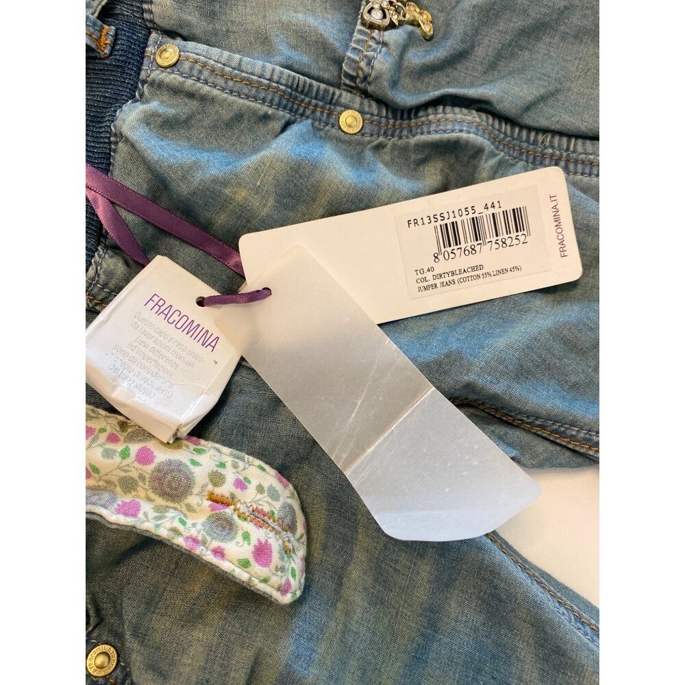 Fracomina Jumper Jeans Pants Size 26/40 NWT,‎ Italian designer - Picture 9 of 12